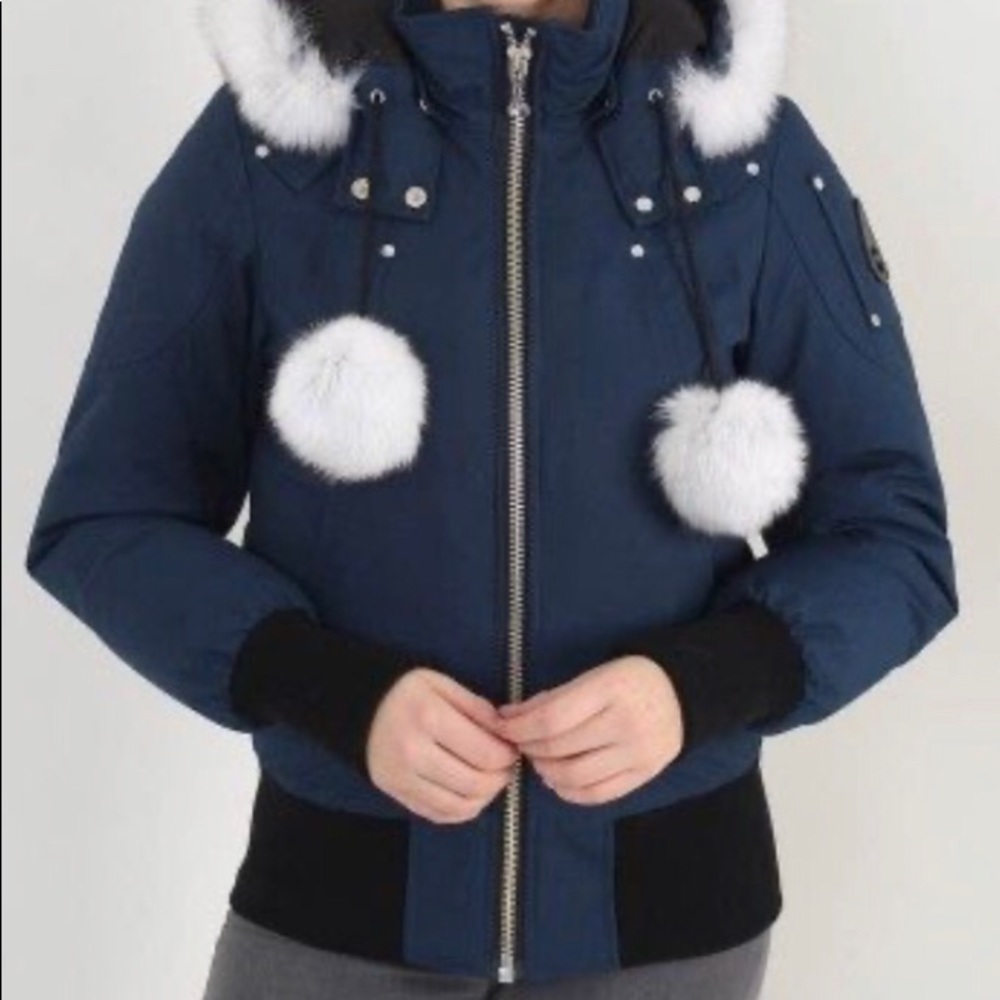 ❌SOLD!!!❌ Moose knuckles Debbie bomber jacket - Picture 4 of 7